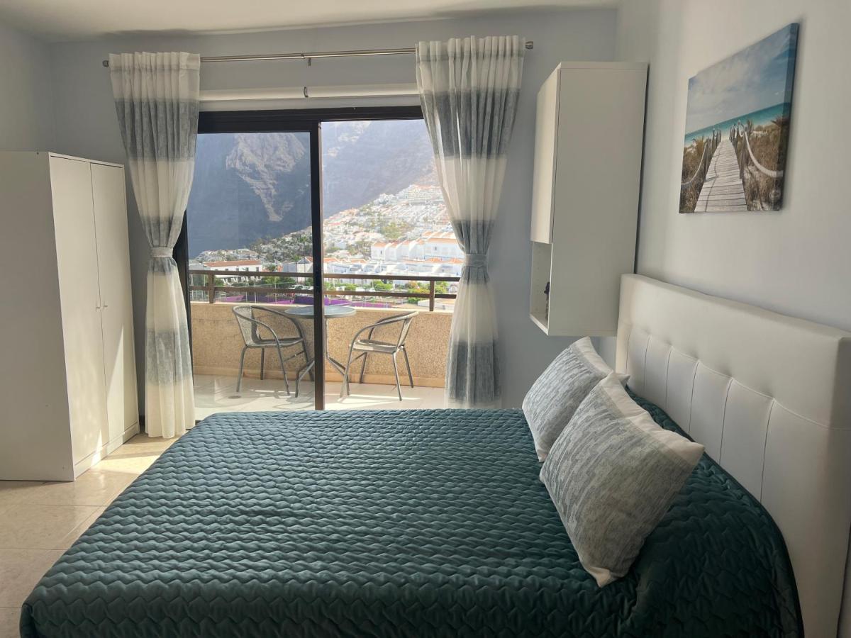 Studio With Fantastic Sea View In Los Gigantes Puerto de Santiago  Eksteriør billede